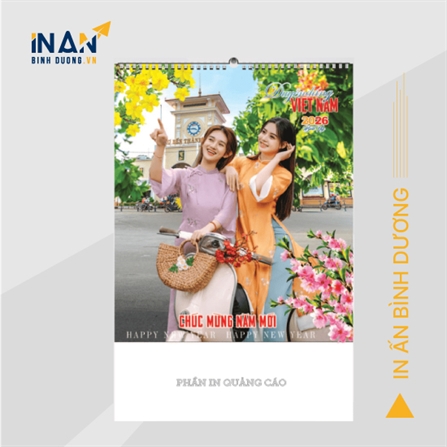 Lịch Tết treo tường – Món quà văn hóa ngày xuân