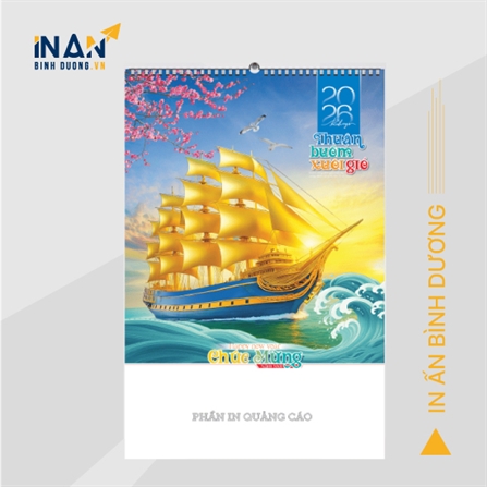 Lịch Tết treo tường – Món quà mang lời chúc đầu năm ý nghĩa