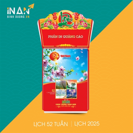 Lịch Treo Tường 52 Tuần – 003 - In ấn Bình Dương | Thiết kế | In ấn | In Offset Giá rẻ tại xưởng